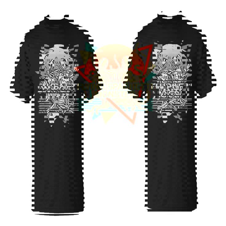 空飛ぶスパゲッティモンスター Fsm パスタファリアンレトロ Tシャツ