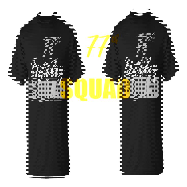 第77回ハッピーバースデーチームパーティーバースデーファミリーグループ Tシャツ