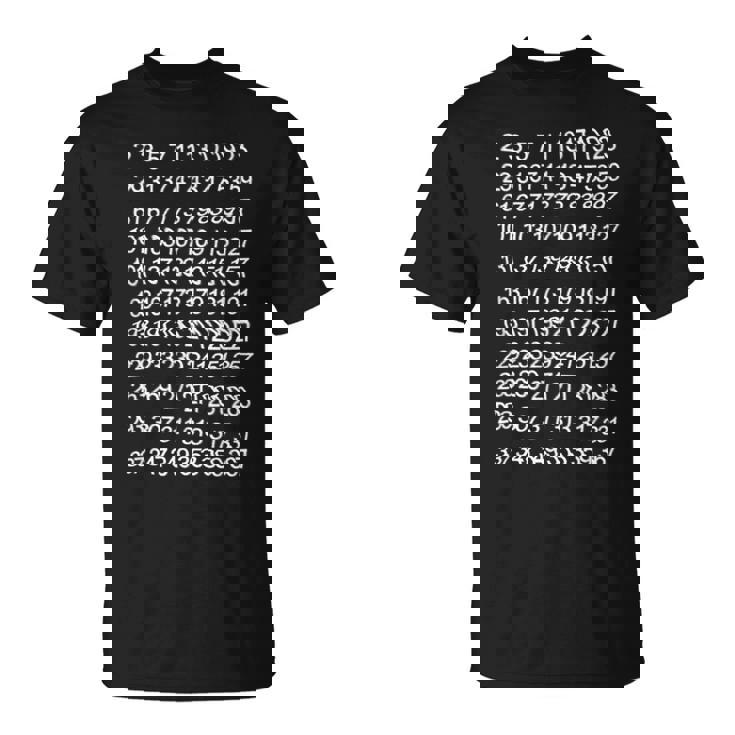 素数 数学 数式 公式 元素記号 化学式 物理 虚数 周期表 円周率 メンズ キッズ 子供 黒 プリントosu Tシャツ