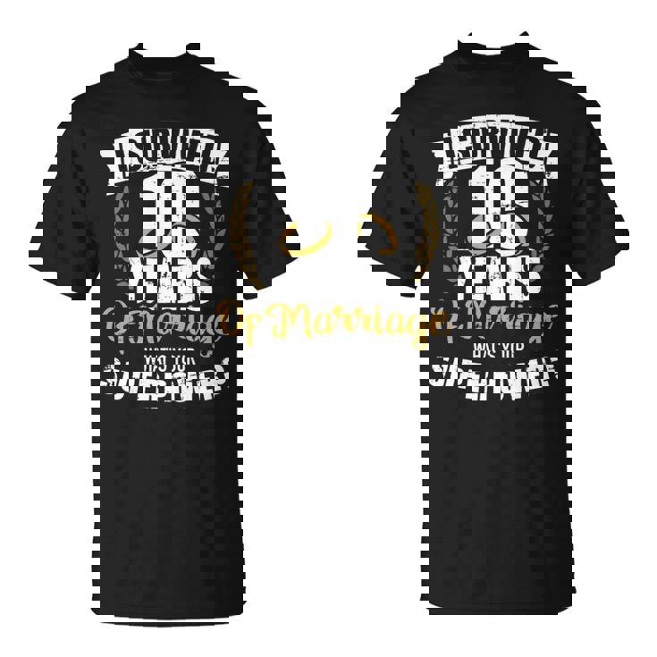 結婚10年目の超大国10年目の結婚記念日 長袖tシャツ Tシャツ