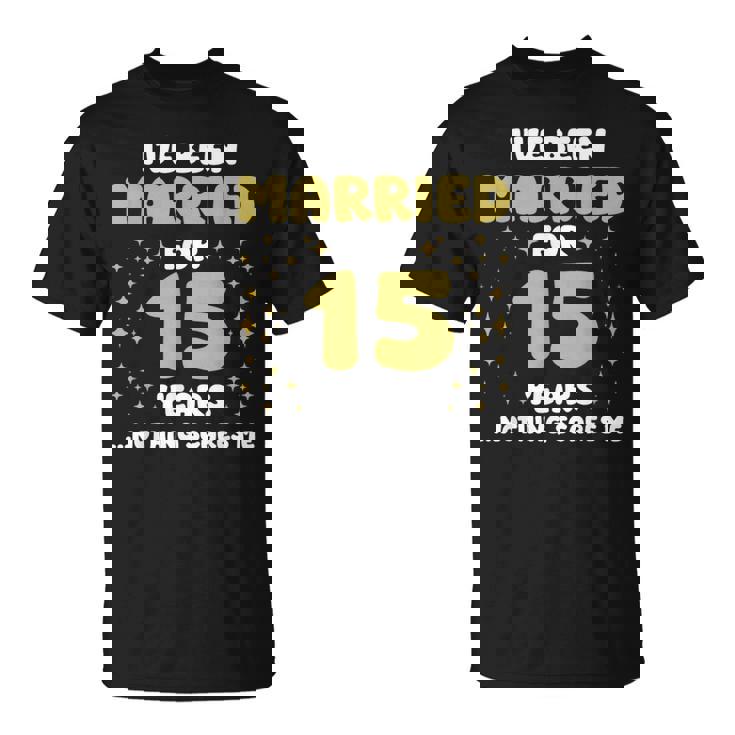 結婚15年 15周年 夫 妻 記念日 Tシャツ