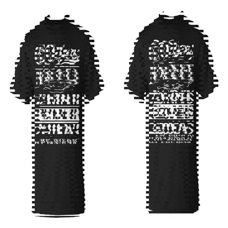 結婚60年-結婚60周年おめでとう Tシャツ