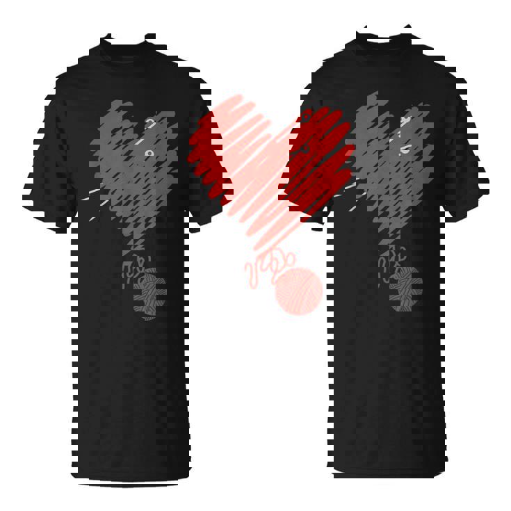 編み物 I かぎ針編み I 毛糸 I ニッター I 編み物 Tシャツ