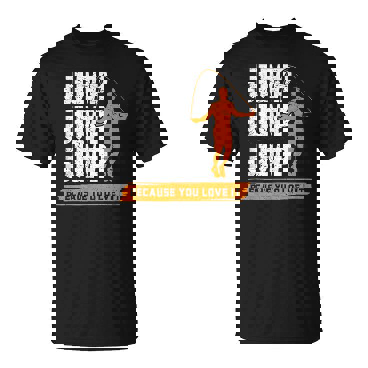 縄跳び Because You Love It 縄跳び Tシャツ