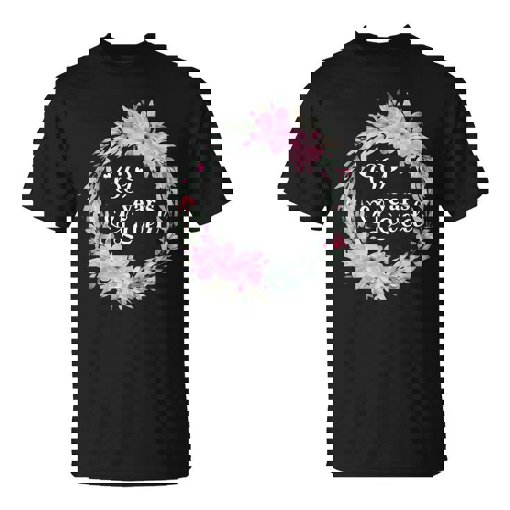 花柄 69歳 誕生日 男性 女性 還暦 Tシャツ