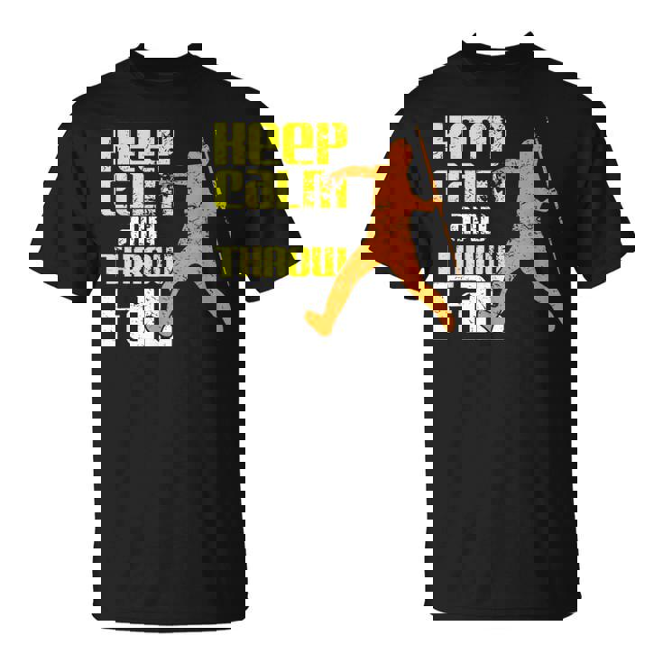 落ち着いて遠くに投げろ Tシャツ