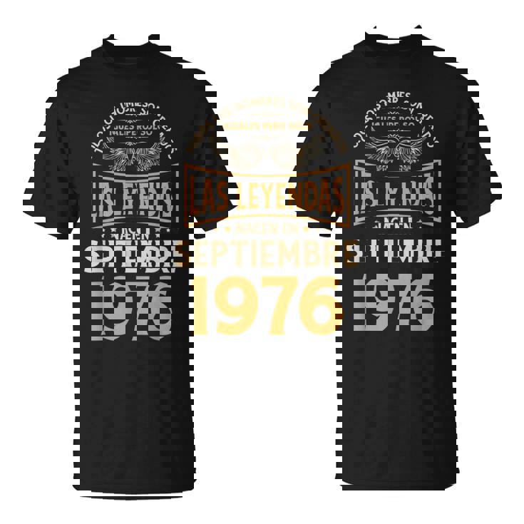 メンズ 誕生日プレゼント The Legends 1976年9月 Tシャツ