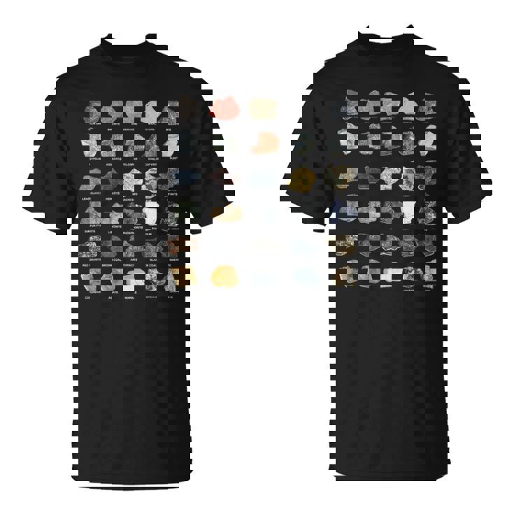 鉱石 宝石 クリスタル ロックコレクション Tシャツ
