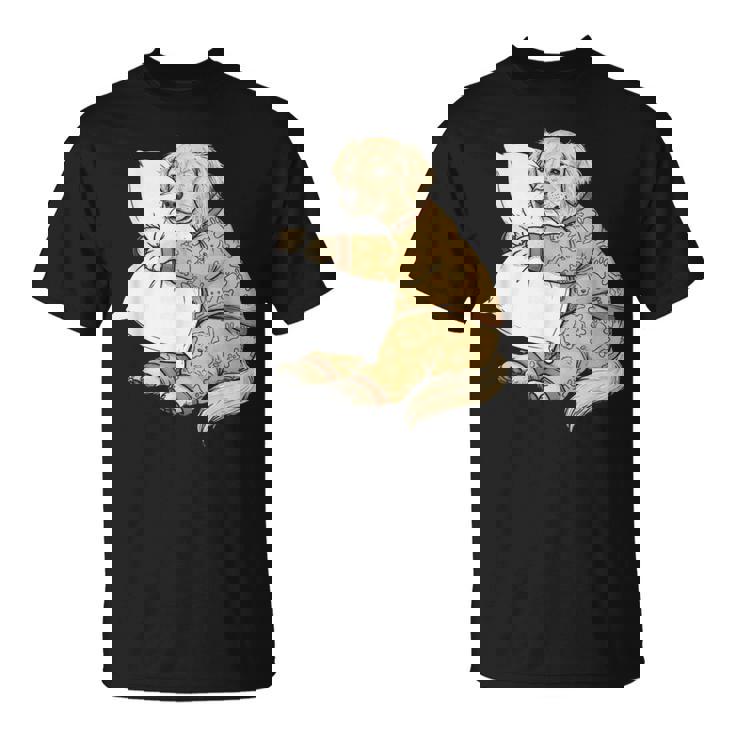 面白い スリーピー ゴールデンレトリバー パジャマ メンズ レディース キッズ Tシャツ