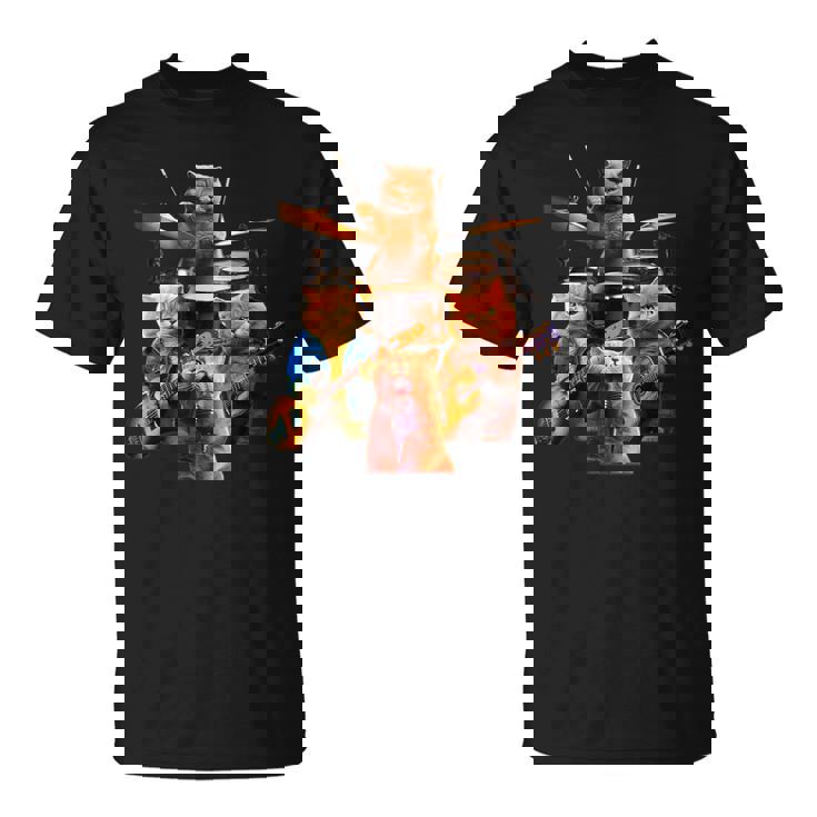 面白いtシャツ 猫 ネコ ギター バンド メンズ 猫好き グッズ おもしろ 面白い 服 ネタ にゃんこ Tシャツ