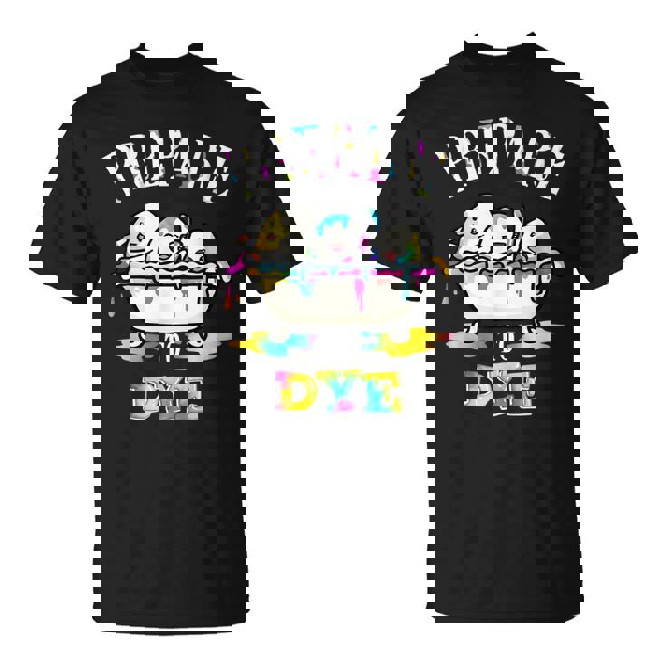 面白いイースターしゃれ。染める準備をする卵狩り。男性、女性、子供用。 Tシャツ