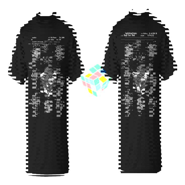 面白いオタク 特許パズルキューブ 数学教師 スピードキューバー オタク Tシャツ