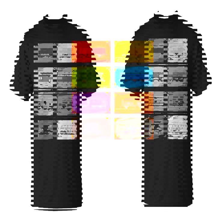 面白いオタク列車 チケットボードゲーム オタク数学の先生 Tシャツ