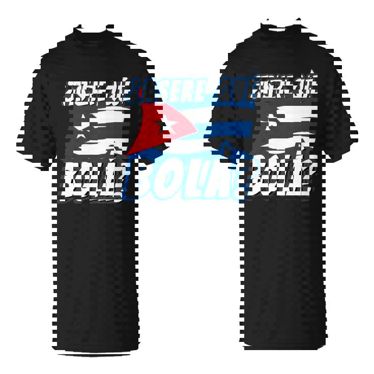 面白いキューバのハバナキューバの旗、アセレ・ケ・ボラ 長袖tシャツ Tシャツ