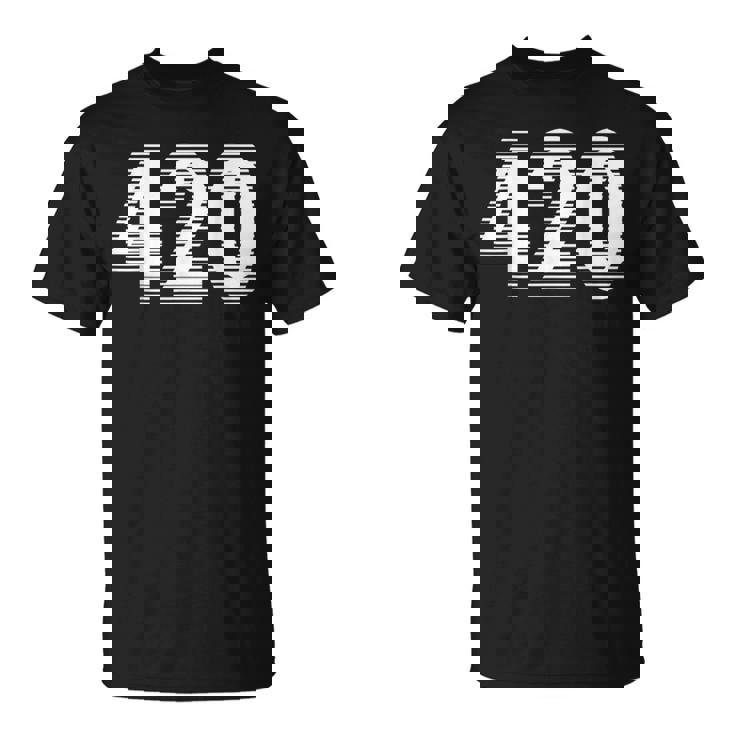 面白いマリファナ-目の錯覚 420 Tシャツ