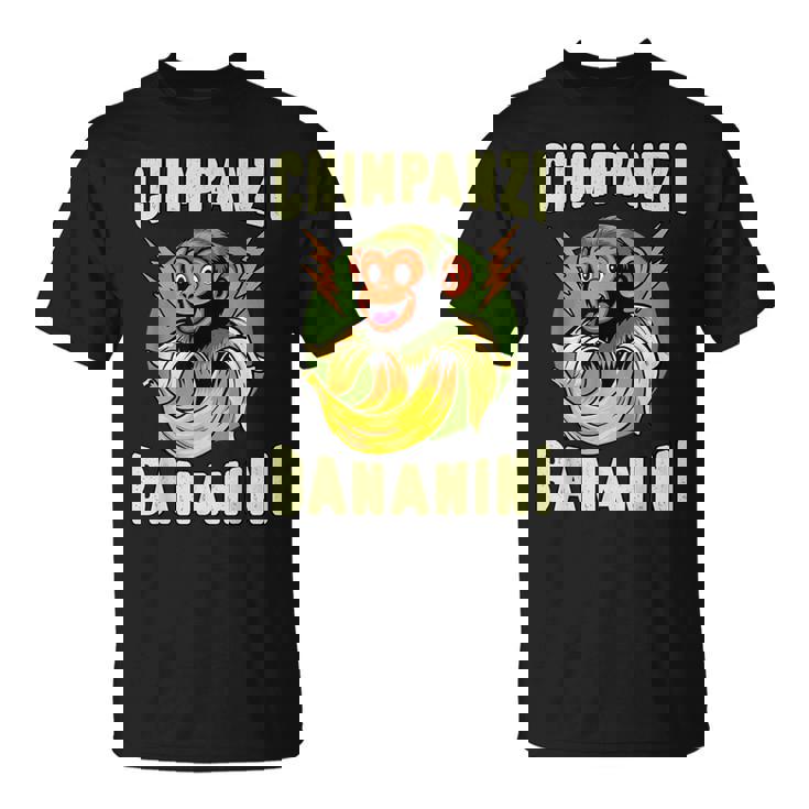 面白いモンキー・チンパンジーニ・バナニーニ・イタリアン・ブレインロット・ミーム Tシャツ