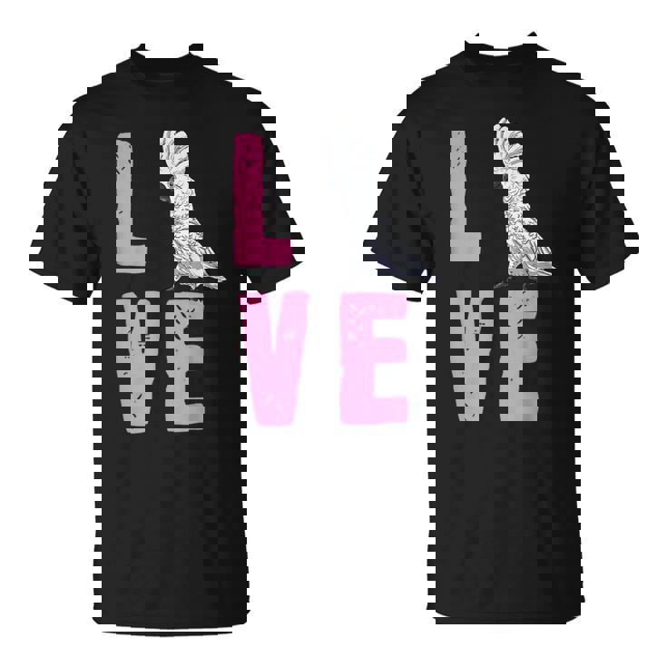 面白い鳥の恋人の贈り物-タイハクオウム Tシャツ