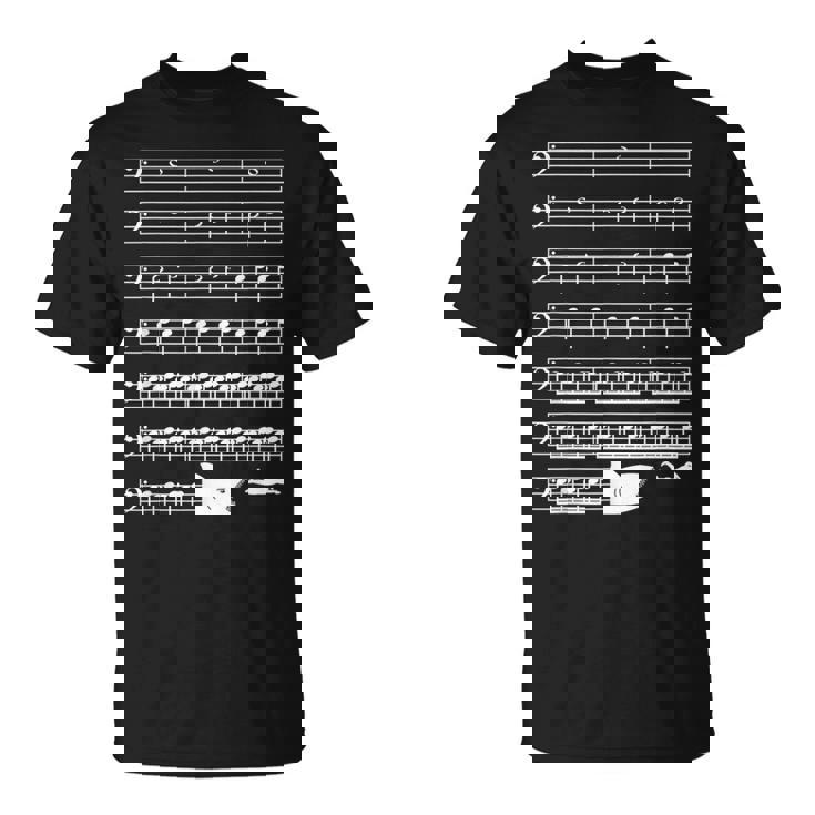 音楽好き サメ 鮫 バス記号 メロディー フレーズ ミュージシャン 音楽ファン 映画ファン おもしろ デザイン Tシャツ