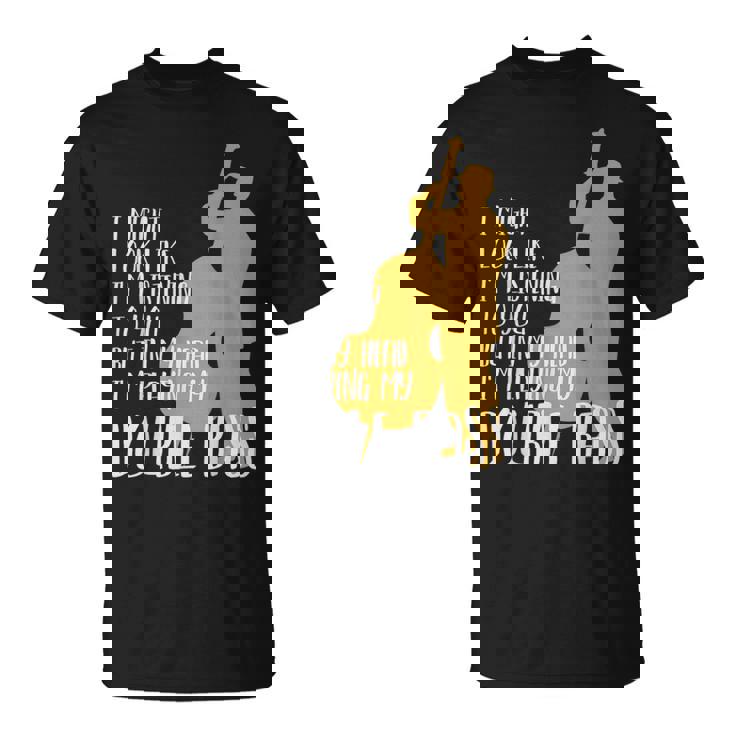 頭の中でコントラバスを思い浮かべます Tシャツ