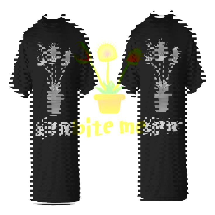 食虫植物 ハエ取り 庭師向けギフトシャツ Tシャツ