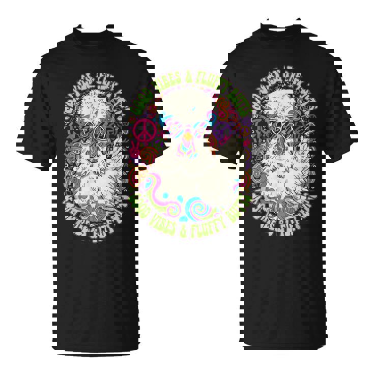 鶏好き ふわふわ お尻 バイブ 動物 ユーモア Tシャツ