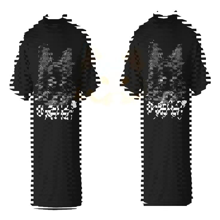 黒 チワワ ママ ロングヘア チワワ ママ チワワ 女の子 長袖tシャツ Tシャツ