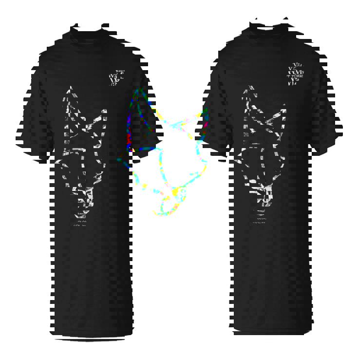 黒猫のウィズ ウィズ B Tシャツ