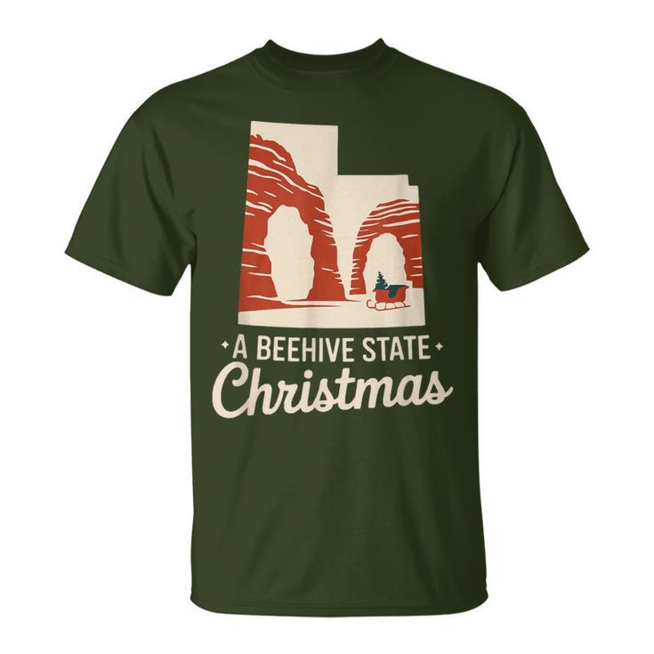 Christmas Family Reunion Trip Dinner Beehive State Utah T-Shirt