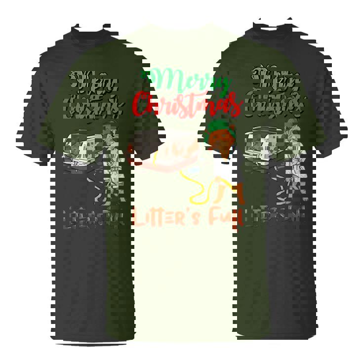 Litter's Full Merry Christmas Cat Lovers Holidays Xmas T-Shirt