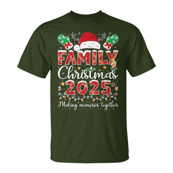 Matching Family Christmas 2025 Xmas Pajamas Pjs Outfit Santa T-Shirt