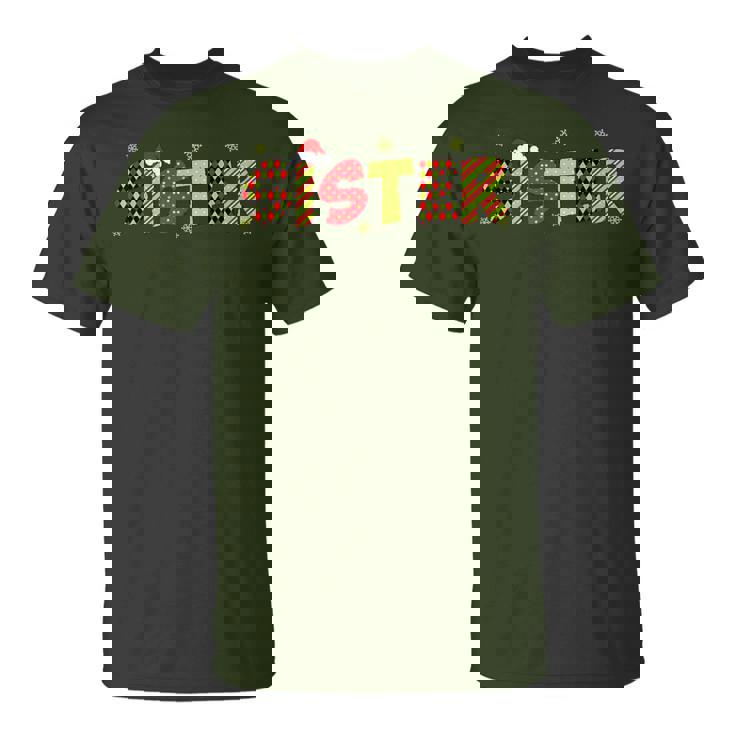 Sister Christmas Matching Christmas Family Party Pajama T-Shirt