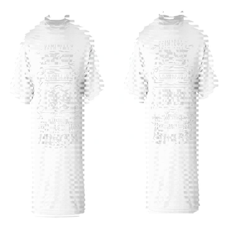 37歳の誕生日レジェンドは1989年4月に誕生しました。 Tシャツ