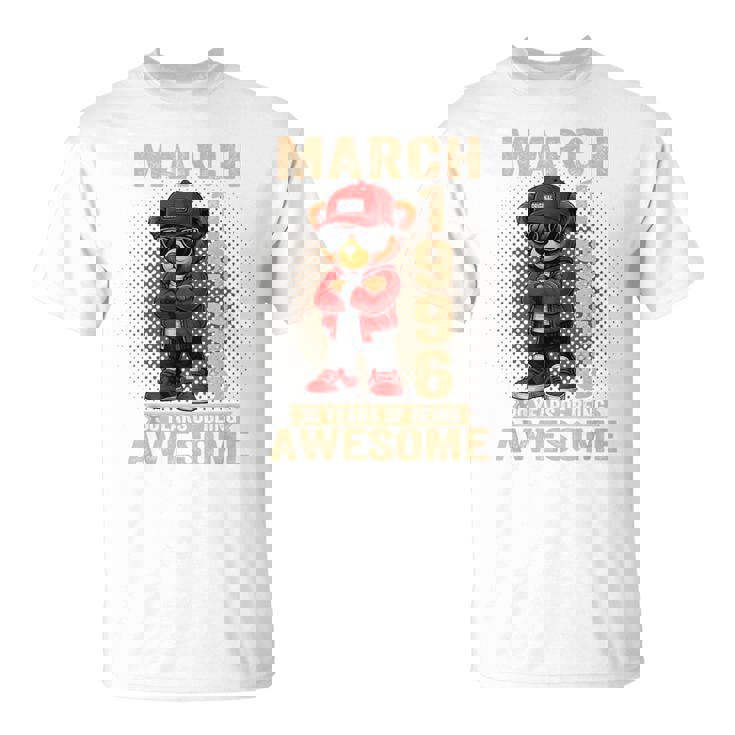 3月30日 誕生日 男性 女性 1996年 素晴らしいテディベア Tシャツ