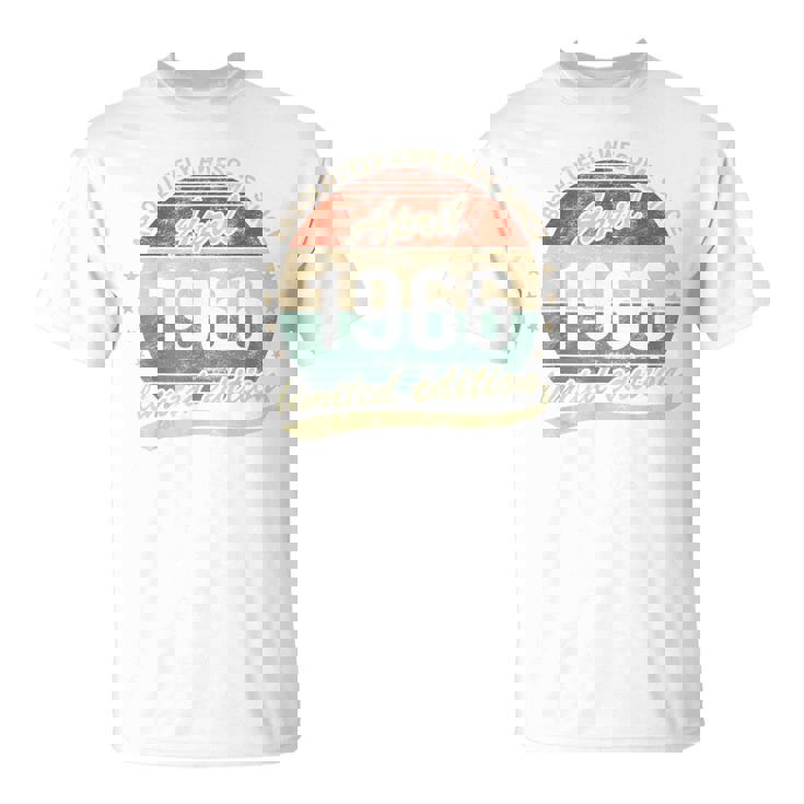 60歳の誕生日 1966年4月から絶対に素晴らしいヴィンテージ。 Tシャツ