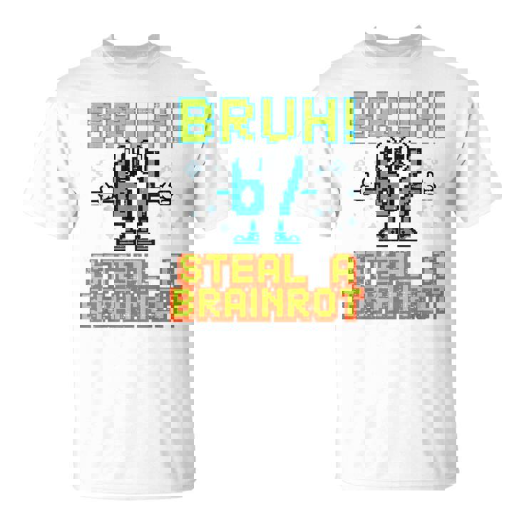 67 Bruhteal A Brainrot Meme 6 7 男の子 女の子 キッズ ユース Tシャツ