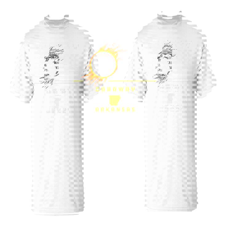 Caraway Arkansas 2024 Total Solar Eclipse Premium T-Shirt