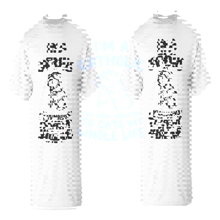 Cat Lovers I Love Cats The End ユニセックス リラックスtシャツ Tシャツ