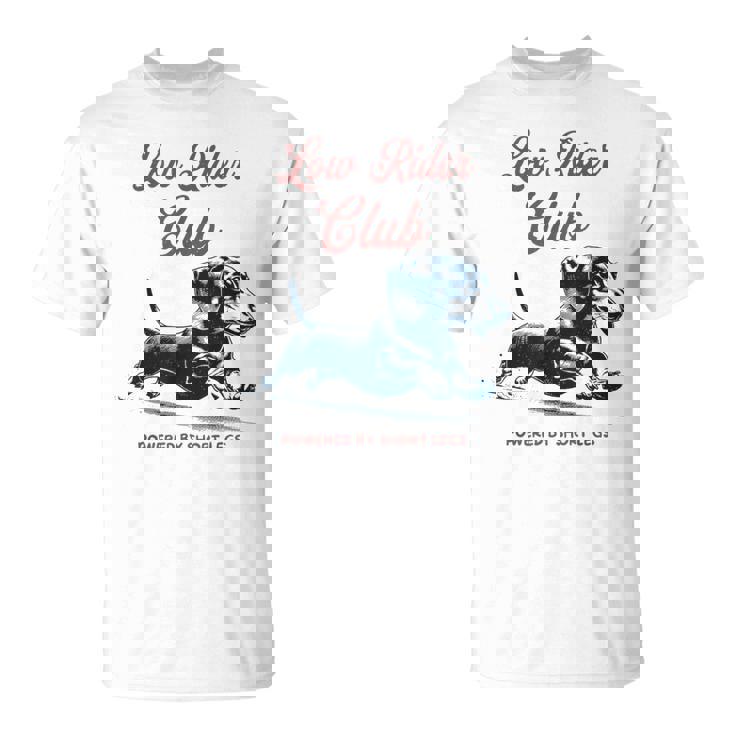 Club Low-Rider Weenie Teckel Dachshund Dachshund Camiseta unisex