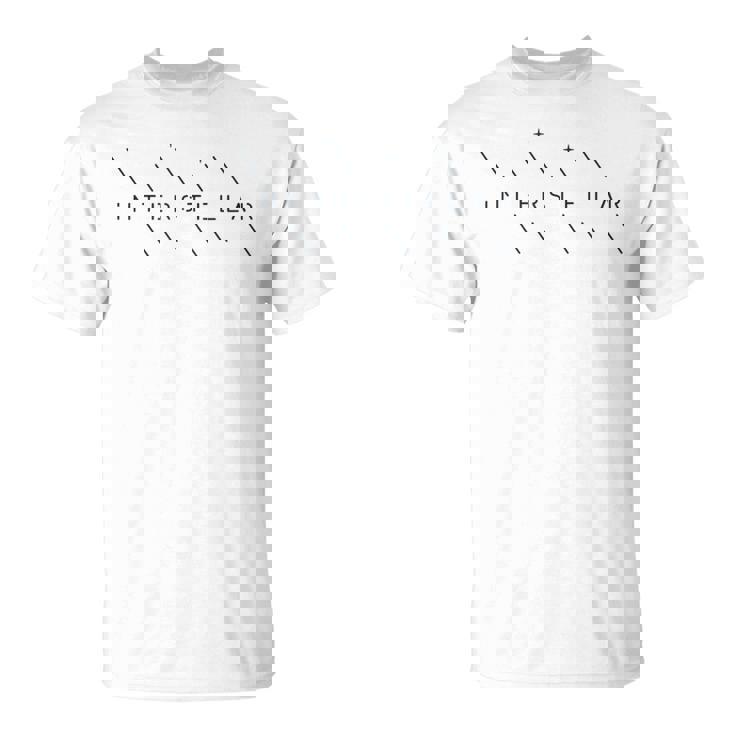 Cosmicpace Minimalist Interstellar Tシャツ