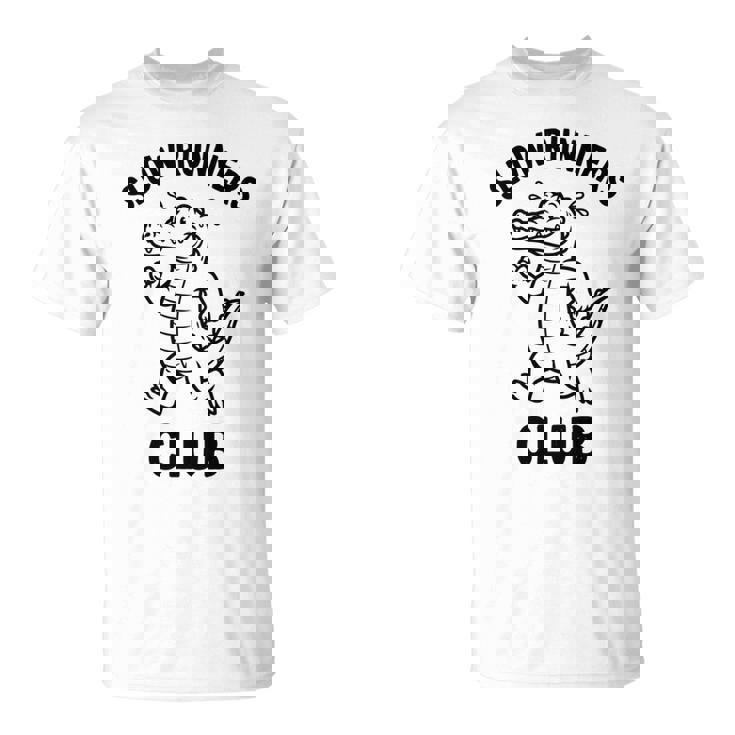 Crocodilelow Runners Club おもしろランニングマスコット 長袖tシャツ Tシャツ