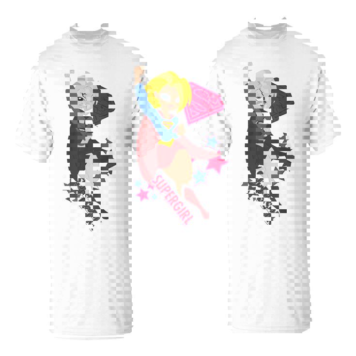 Dcスーパーヒーローガールズスーパーガールスターズ Tシャツ