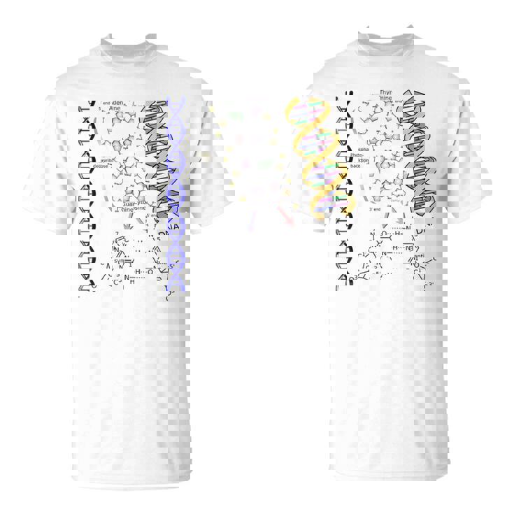 Dna ダブルヘリックス 化学式 分子 サイエンスアート Tシャツ