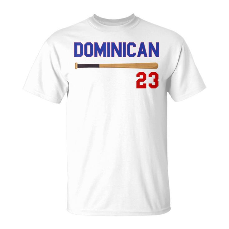 Dominicano Flag Rd República Dominicana De Béisbol Camiseta unisex