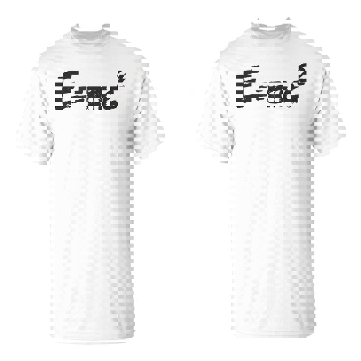 E Mc2 面白い 物理学 サイエンス シャツ エネルギー 質量光 速度 Tシャツ
