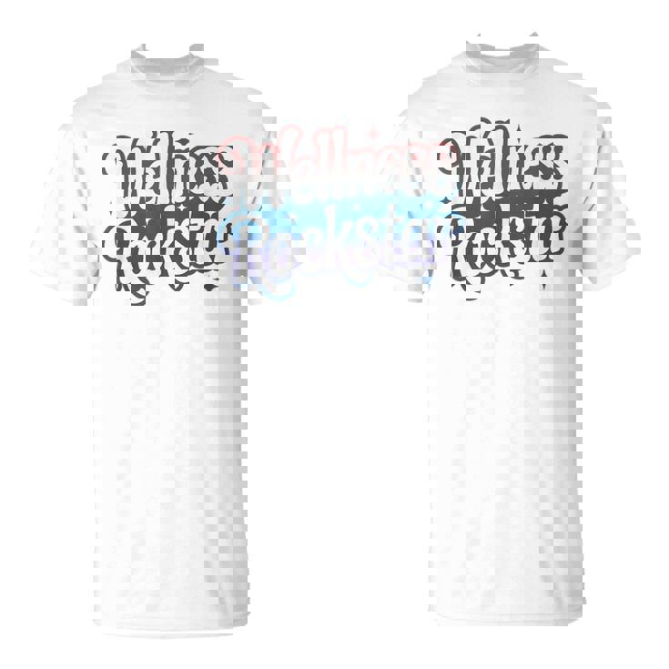 Epic Team Wellness Rockstarquad ヨガクラス フィットネス Tシャツ