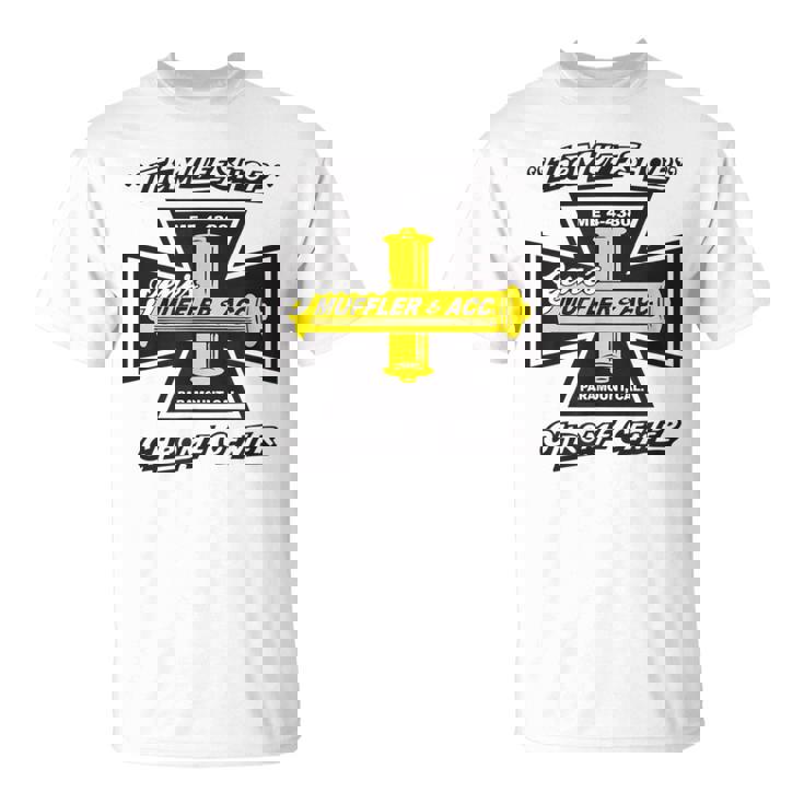 Gene's Mufflers アイアンクロス Tシャツ