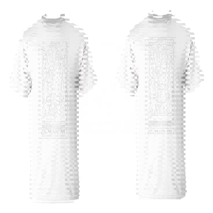 The Hanged Man タロットカード ゴシック ハロウィン ホラー バックプリント Tシャツ