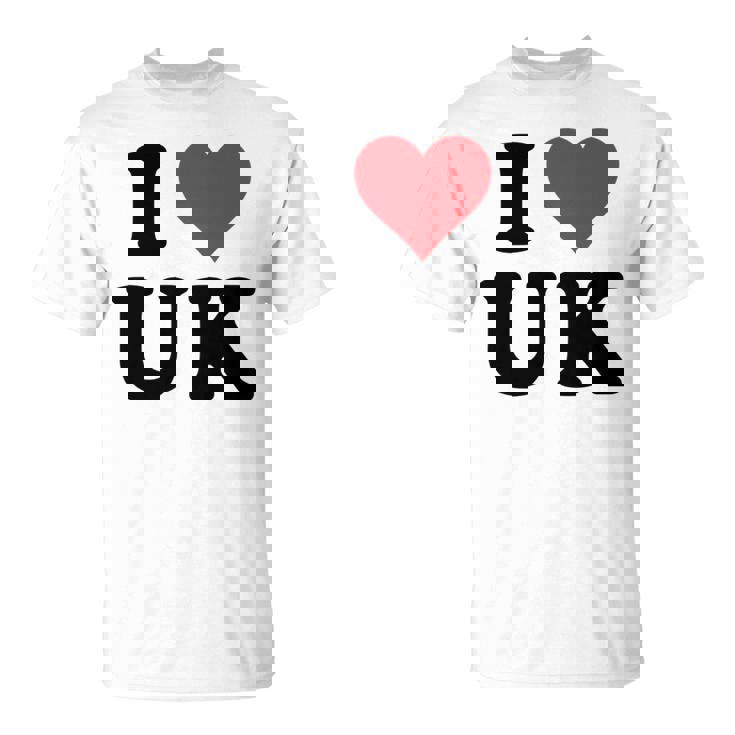I Heart Uk Initials I Love UK First And Last Name U K 長袖tシャツ Tシャツ