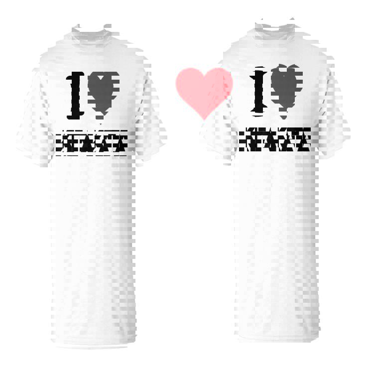I Heart 喜多方 Japan Love 日本のお土産品 Tシャツ