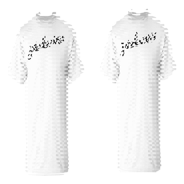 Joie Deivre フランス語の格言tシャツ Tシャツ